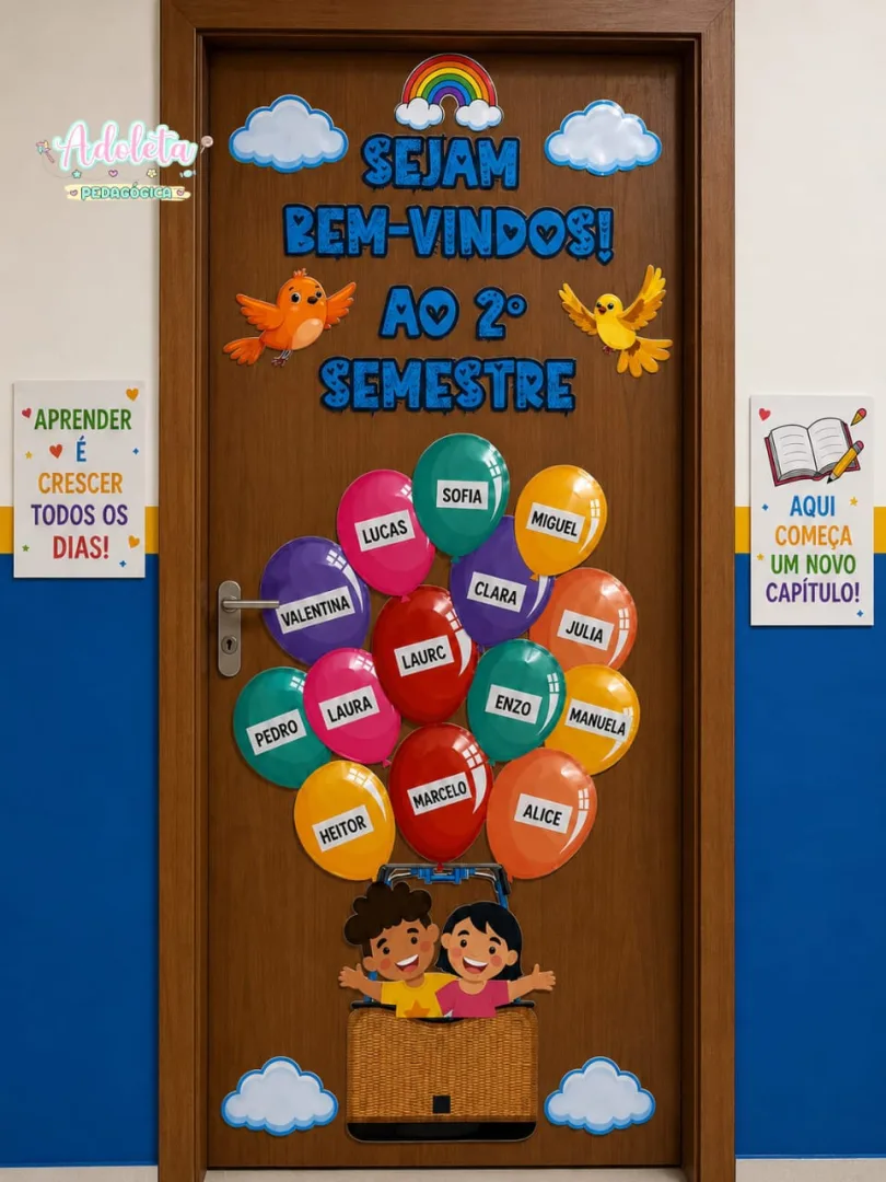 PAINEL VOLTA ÀS AULAS — BALÃO DE BOAS-VINDAS — imagem 3