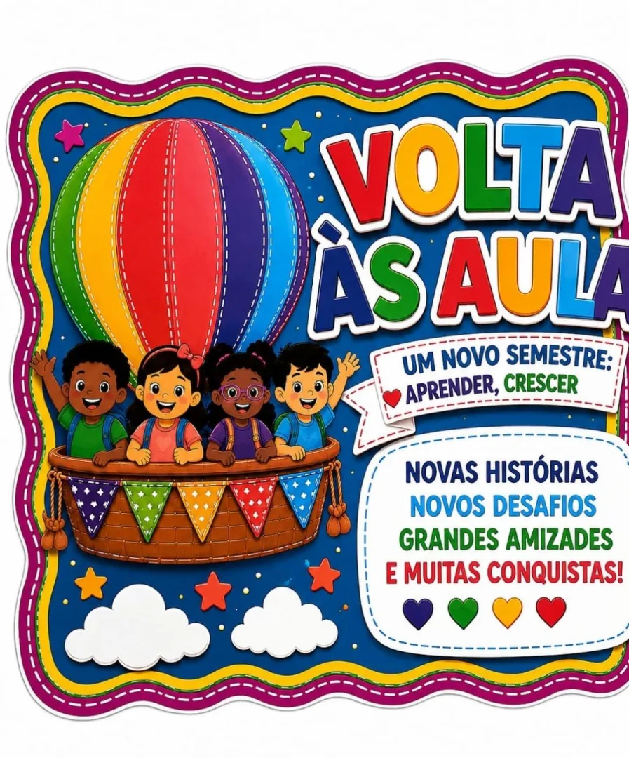 PAINEL VOLTA ÁS AULAS + CARTÕES — imagem 3