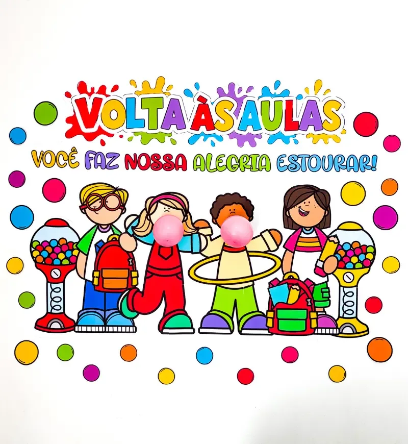 Painel Volta às Aulas: Chiclete — imagem 2