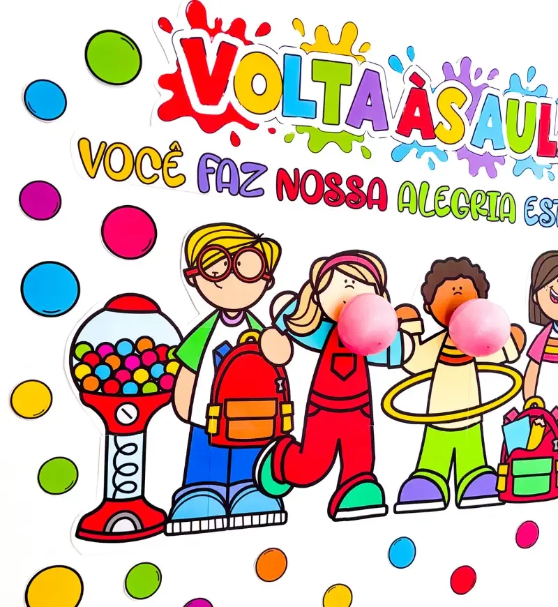 Painel Volta às Aulas: Chiclete — imagem 3