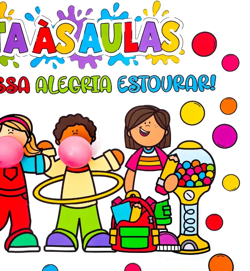 Painel Volta às Aulas: Chiclete — imagem 4