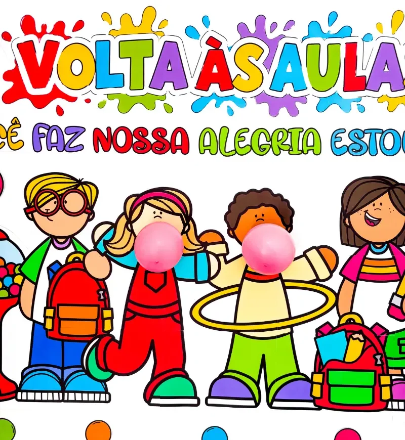 Painel Volta às Aulas: Chiclete — imagem 5
