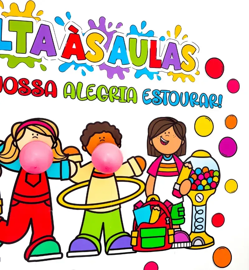Painel Volta às Aulas: Chiclete — imagem 6
