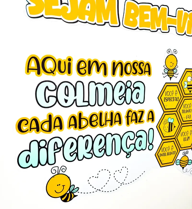 Painel Volta às Aulas Colmeia — imagem 3