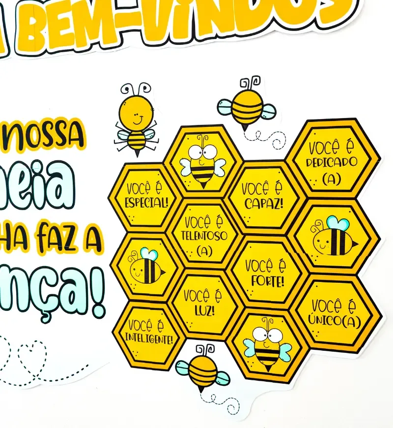 Painel Volta às Aulas Colmeia — imagem 4