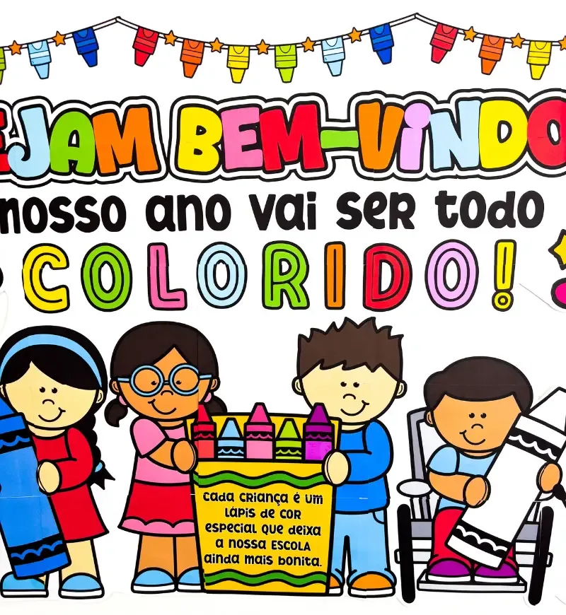 Painel Volta às Aulas - Colorido — imagem 5