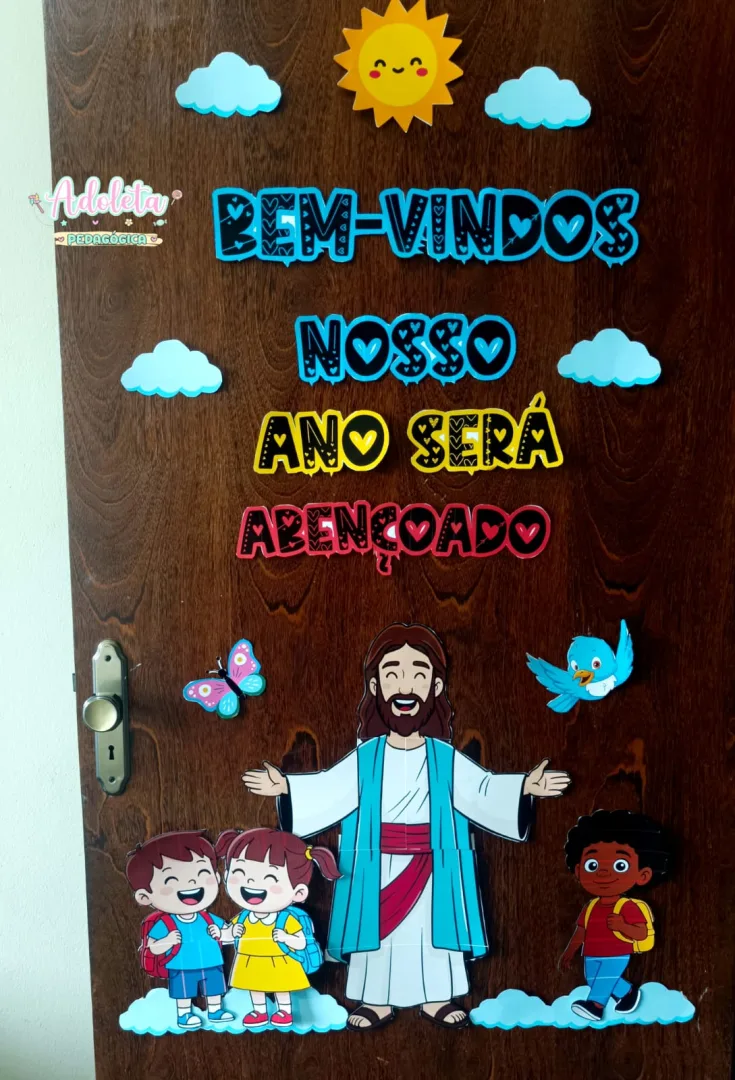 Painel Volta às aulas Jesus — imagem 2