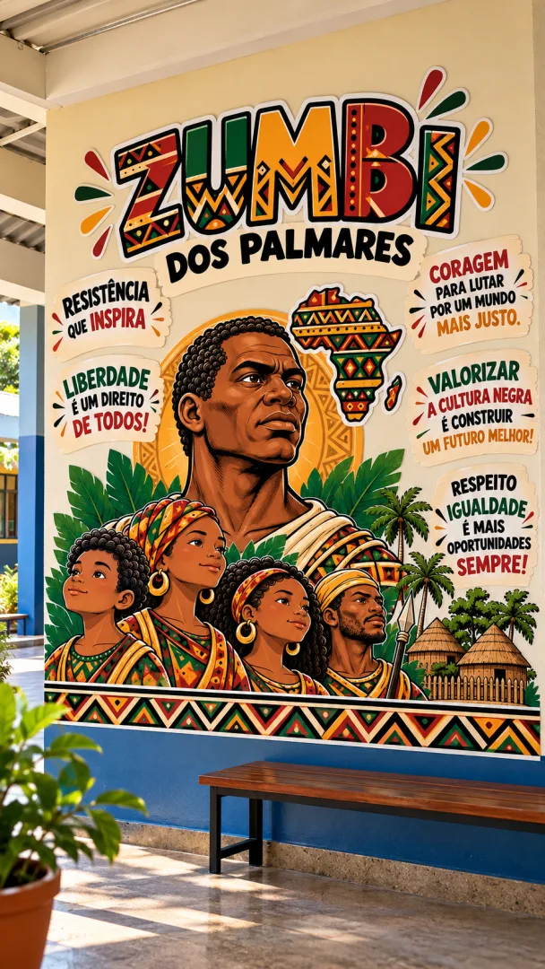 Painel Zumbi dos Palmares - Ensino Fundamental e Ed. Infantil- PDF — imagem 2