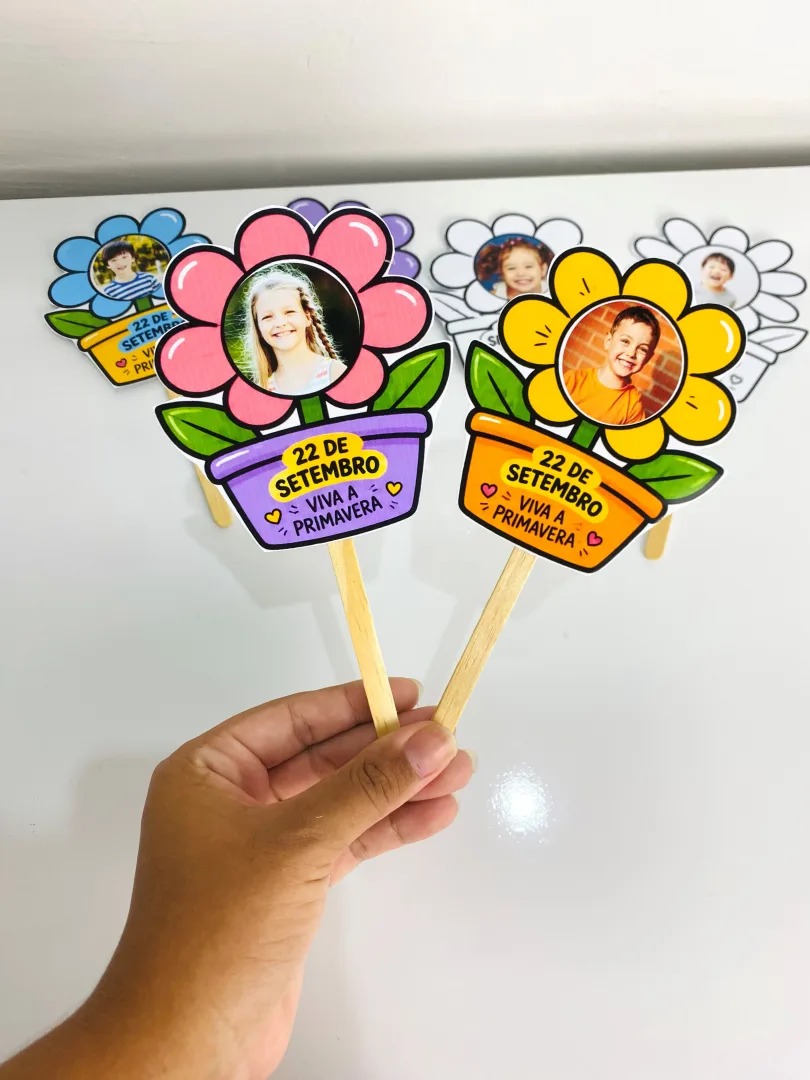 Palitoche Dia da Primavera em PDF - Educação Infantil — imagem 3