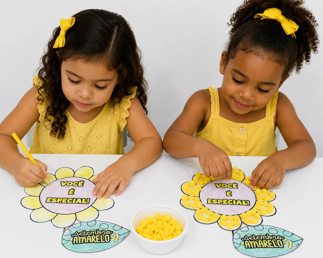 Palitoche Flor do Setembro Amarelo  — imagem 2