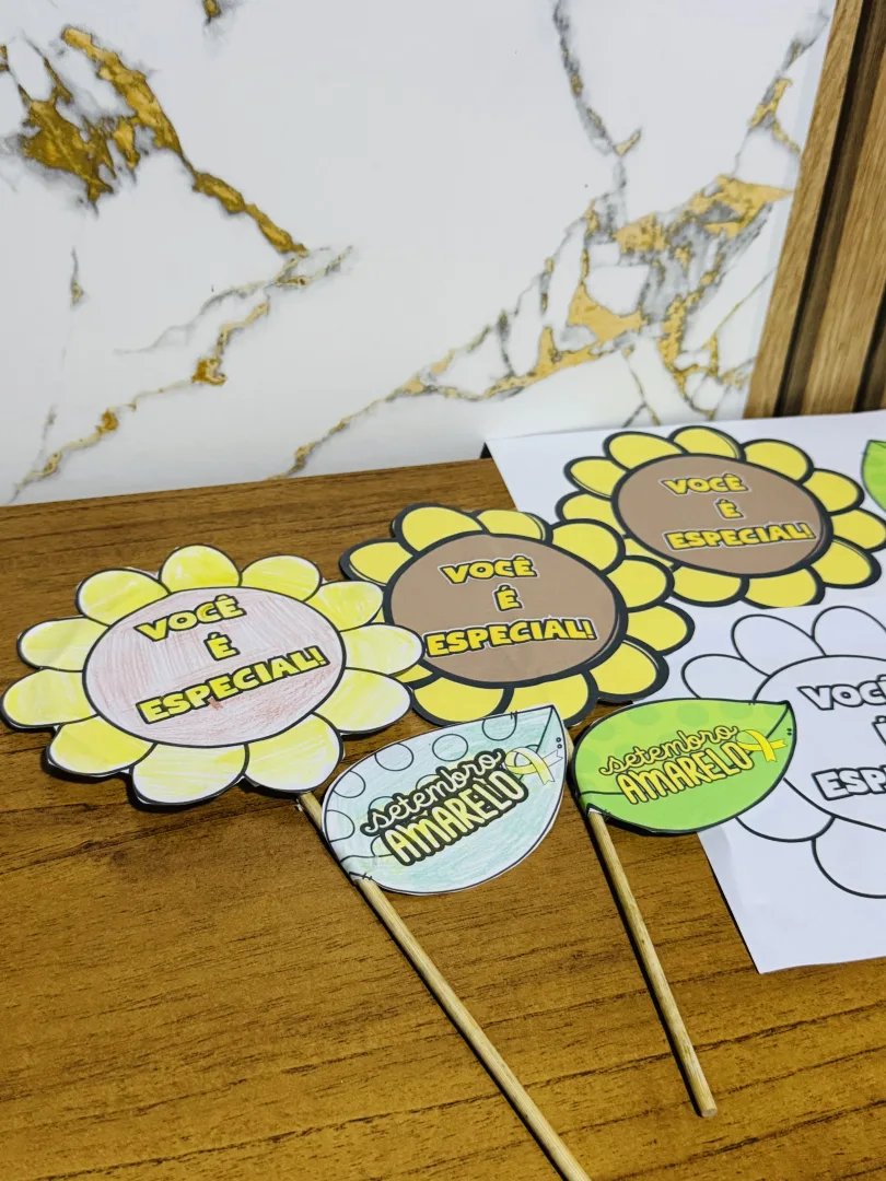 Palitoche Flor do Setembro Amarelo  — imagem 4