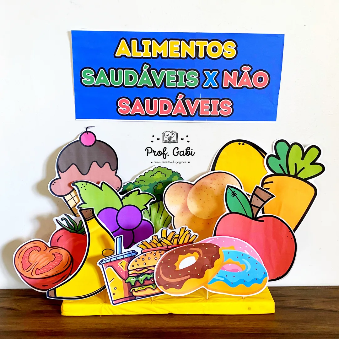 Palitoches Alimentos Saudáveis e Não Saudáveis em Pdf — imagem 3