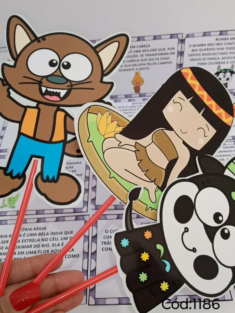 Palitoches do Folclore - PDF para Impressão — imagem 6