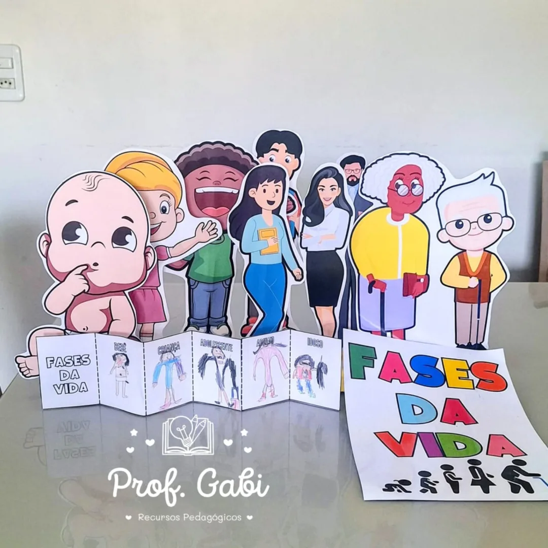 Palitoches fases da vida em PDF para educação infantil — imagem 2