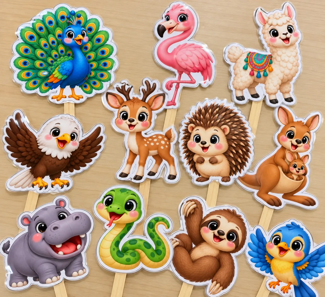 Imitando os Animais - Palitoches - Educação Infantil - Arquivo Digital - Jogos — imagem 3