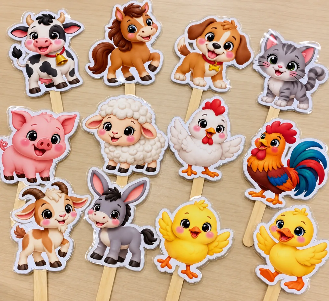Imitando os Animais - Palitoches - Educação Infantil - Arquivo Digital - Jogos — imagem 2