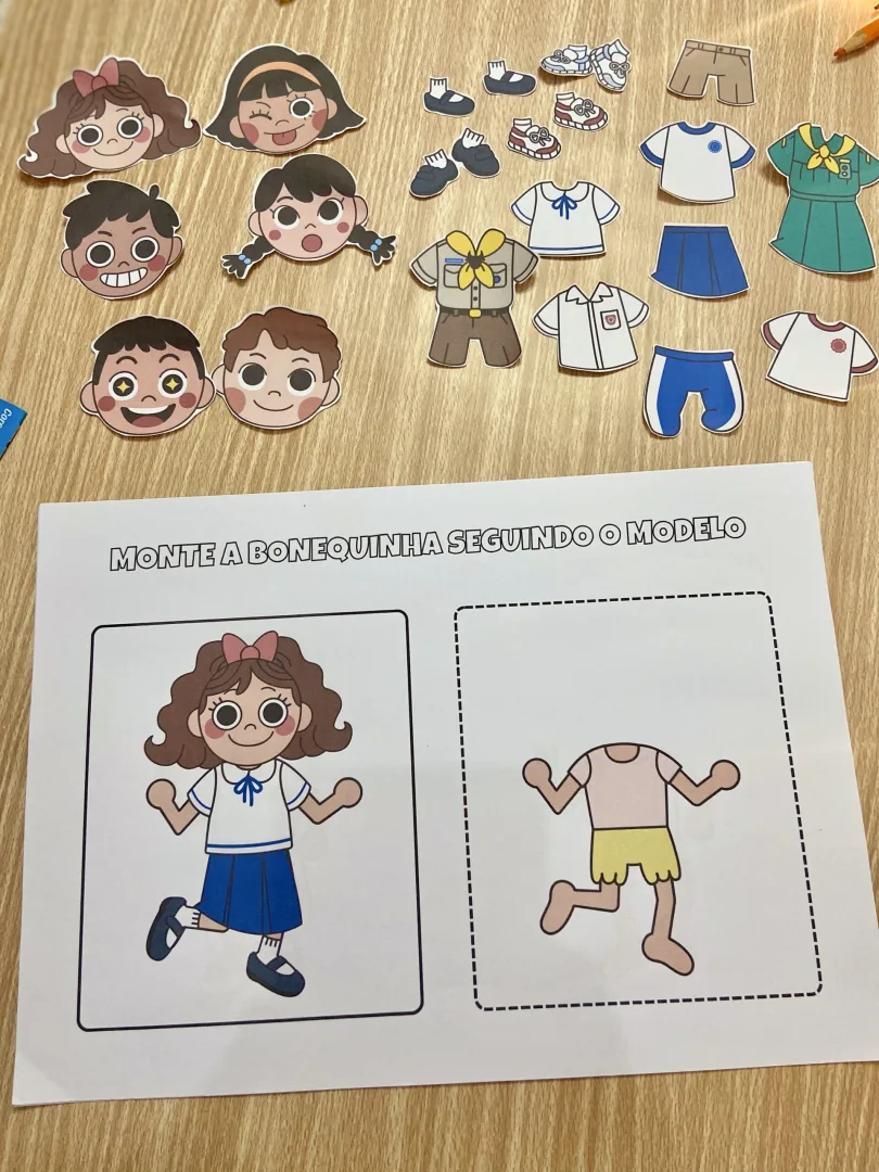 PAPER DOLL: MONTANDO BONEQUINHOS / MONTANDO BONEQUINHAS — imagem 2