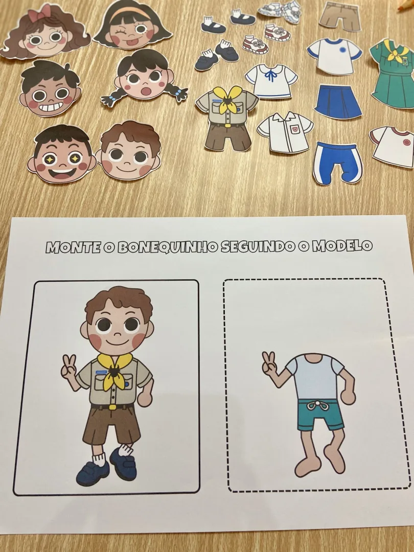 PAPER DOLL: MONTANDO BONEQUINHOS / MONTANDO BONEQUINHAS — imagem 3