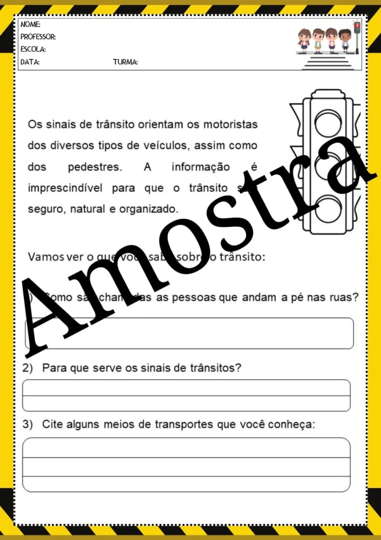 Pare, Olhe e Siga — Pronto para Imprimir — imagem 2
