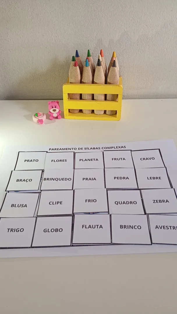  Pareamento de Sílabas Complexas  — imagem 5