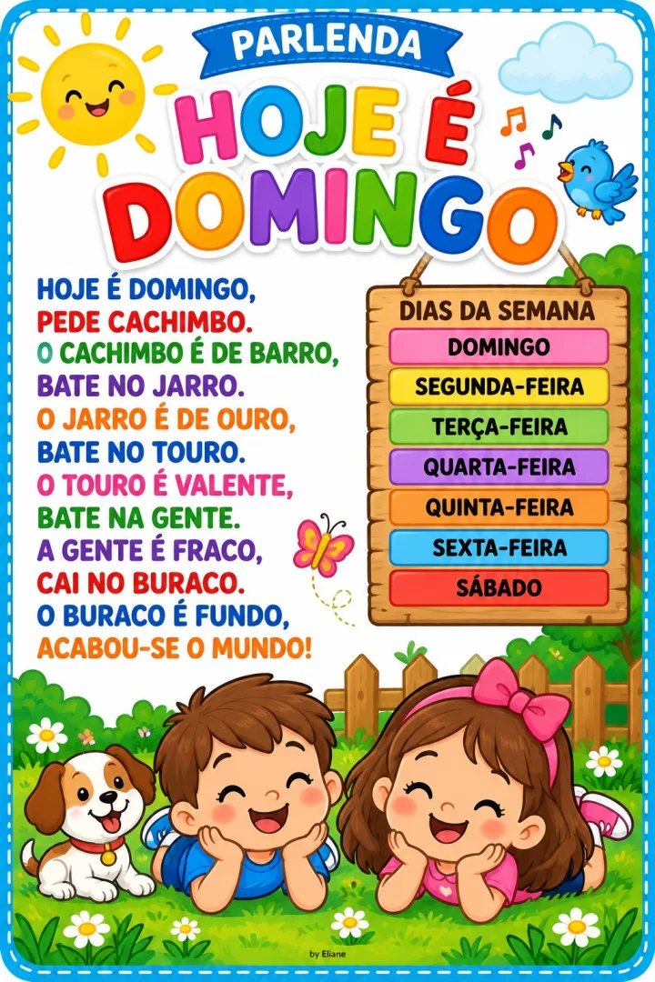 Parlenda Atividade Coletiva - Educação Infantil - PDF — imagem 5