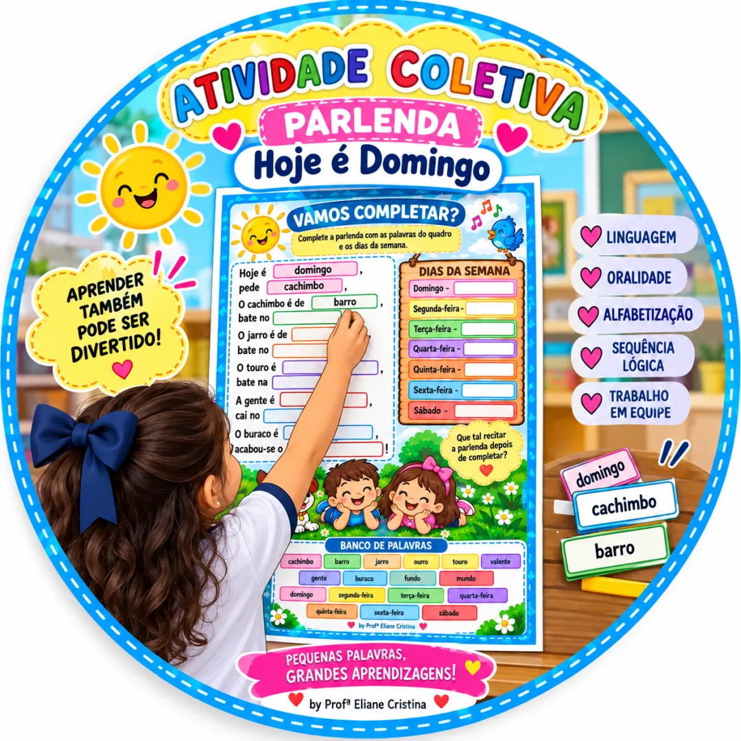 Parlenda Atividade Coletiva - Educação Infantil - PDF — imagem 6