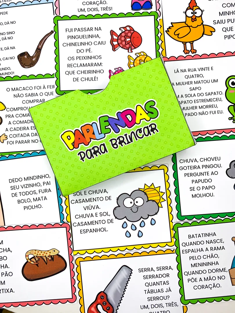 Parlendas para Brincar - 30 Fichas Ilustradas — imagem 2
