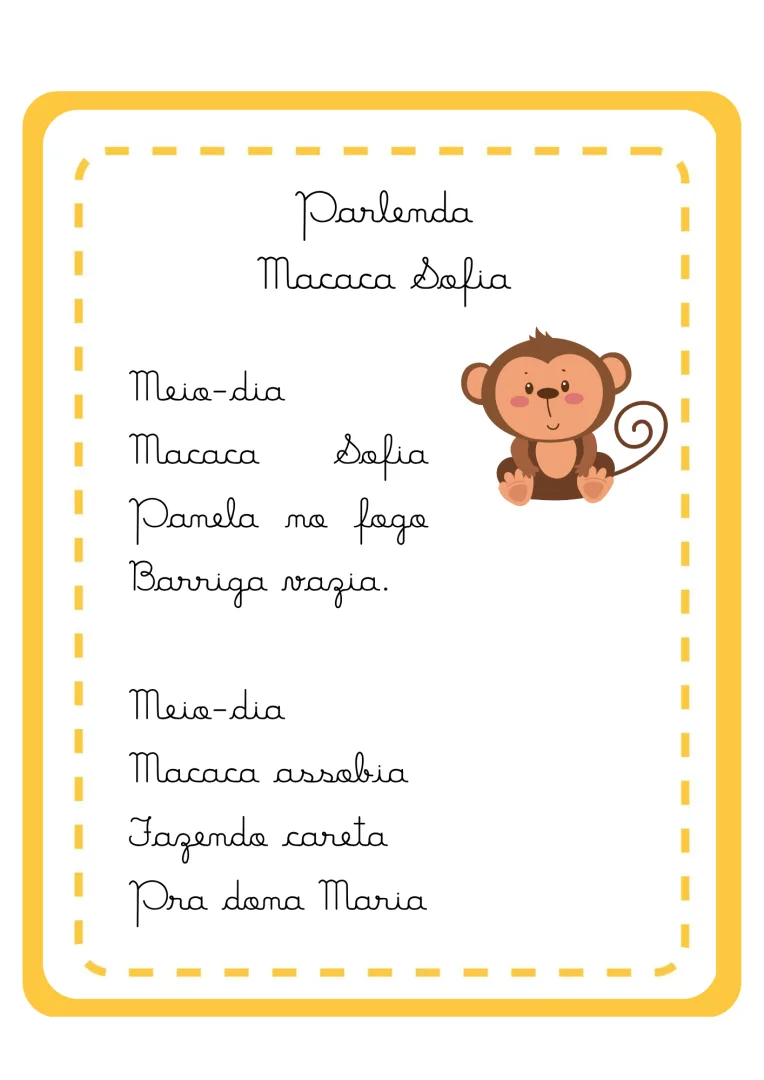 Parlendas para Leitura em PDF — imagem 3