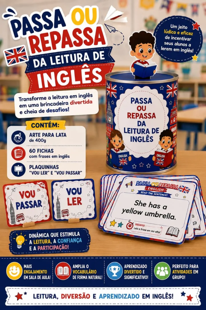 Passa ou Repassa da Leitura de Inglês — imagem 4