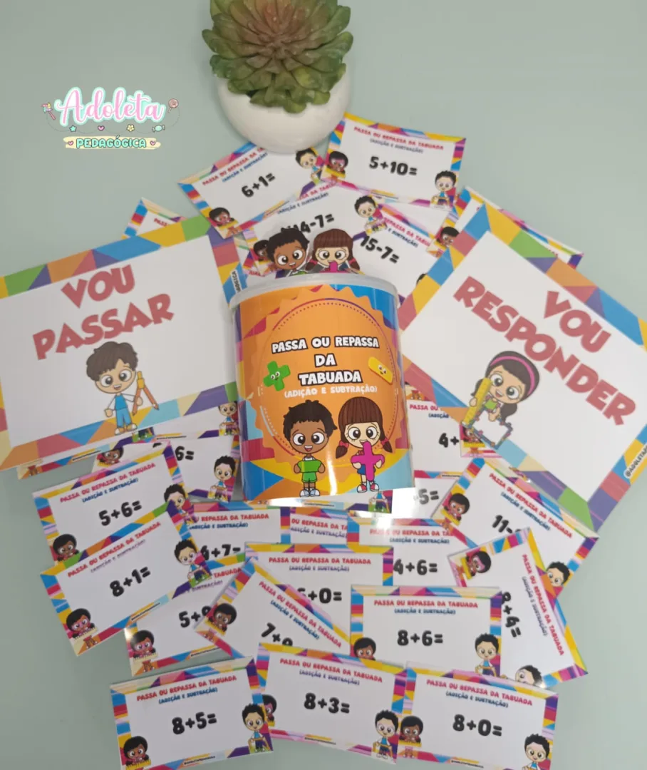 Passa ou Repassa da Tabuada (Adição e Subtração) — imagem 3