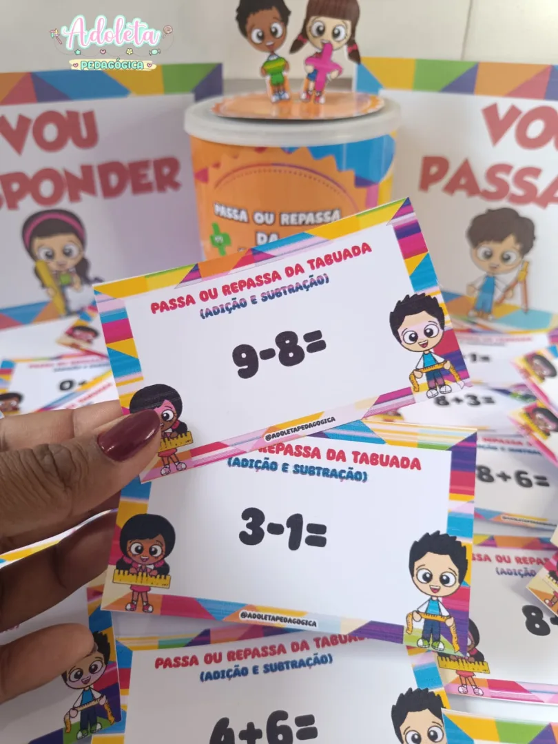Passa ou Repassa da Tabuada (Adição e Subtração) — imagem 5