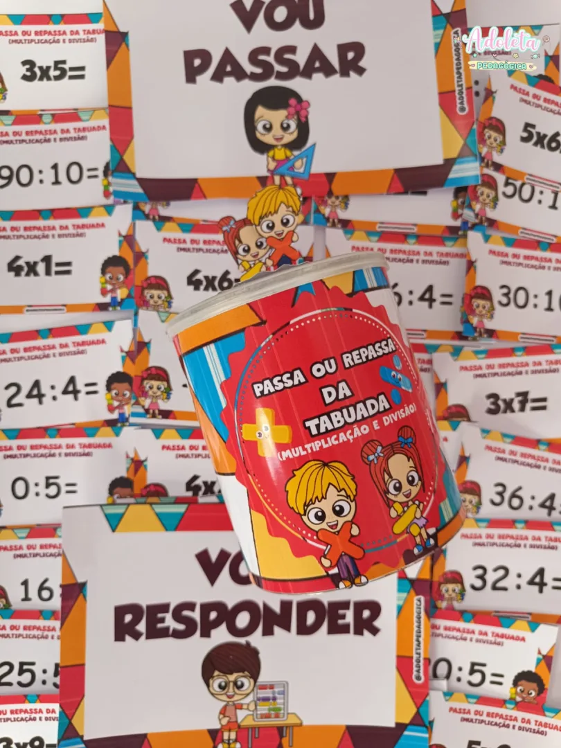 Passa ou Repassa da Tabuada (Multiplicação e Divisão) — imagem 3