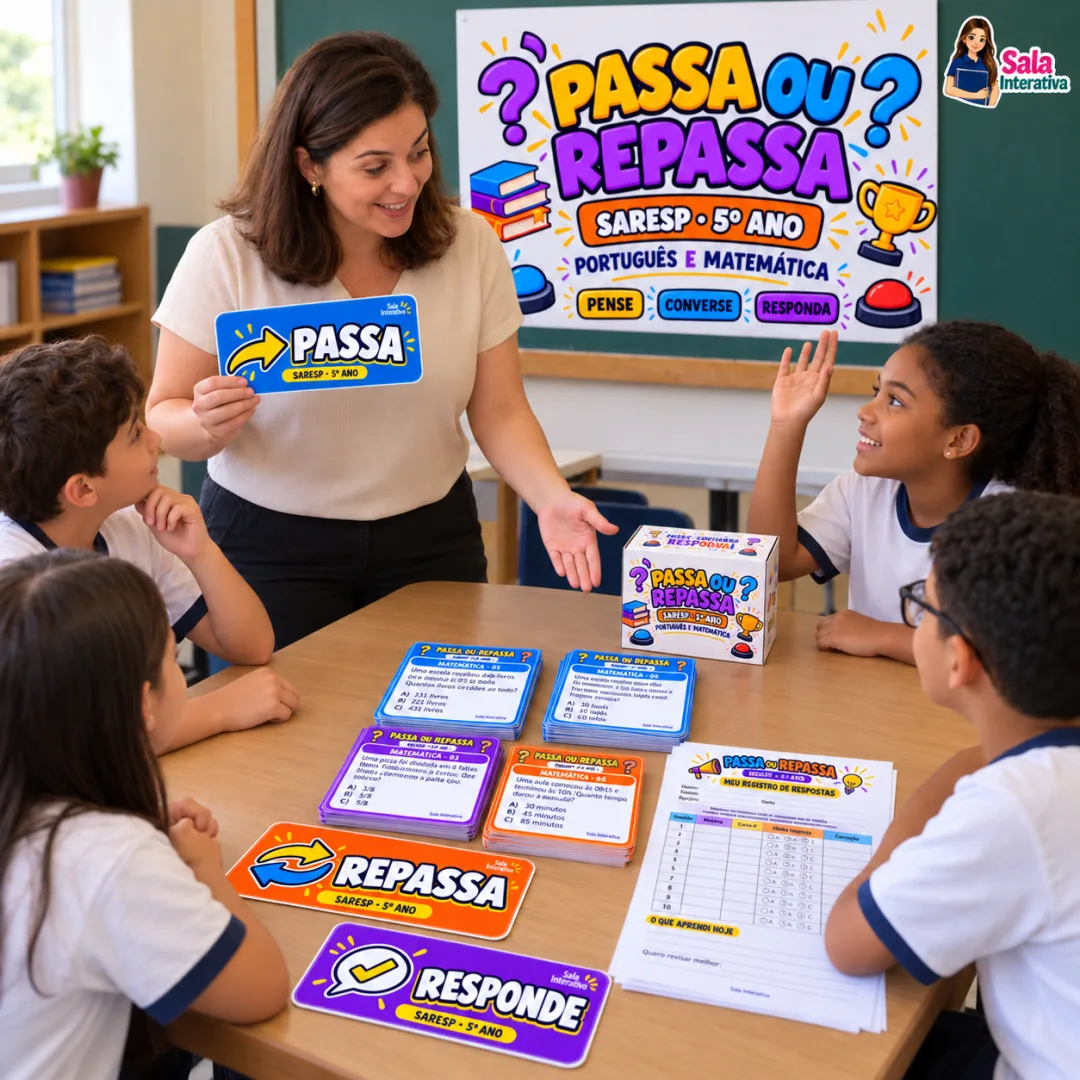 Passa ou Repassa SARESP - 5º Ano -Português e Matemática - PDF — imagem 3