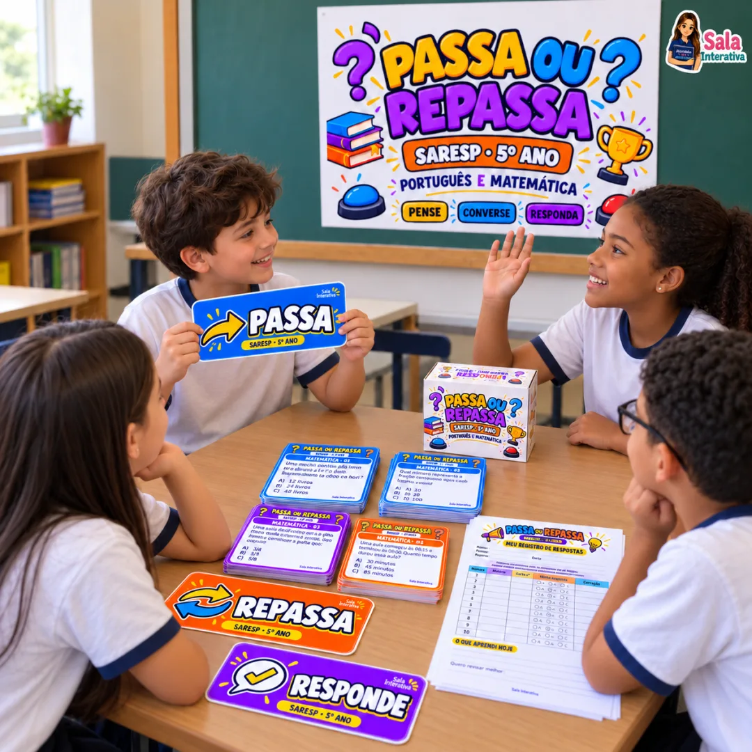 Passa ou Repassa SARESP - 5º Ano -Português e Matemática - PDF — imagem 2