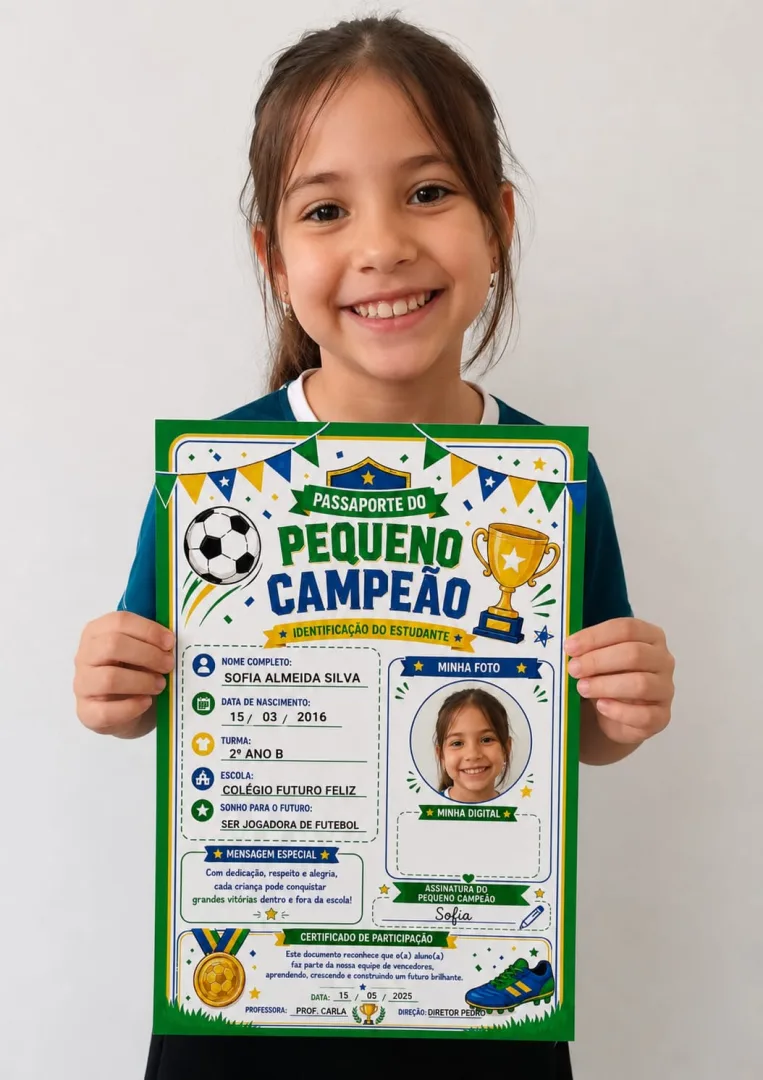 PASSAPORTE DO PEQUENO TORCEDOR: ORGULHO DE SER BRASILEIRO — imagem 2