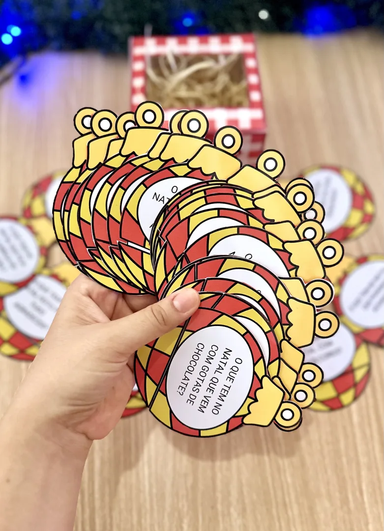 Pense Rápido Natal — 33 Fichas com Perguntas para Crianças de 4 a 7 Anos em PDF — imagem 2