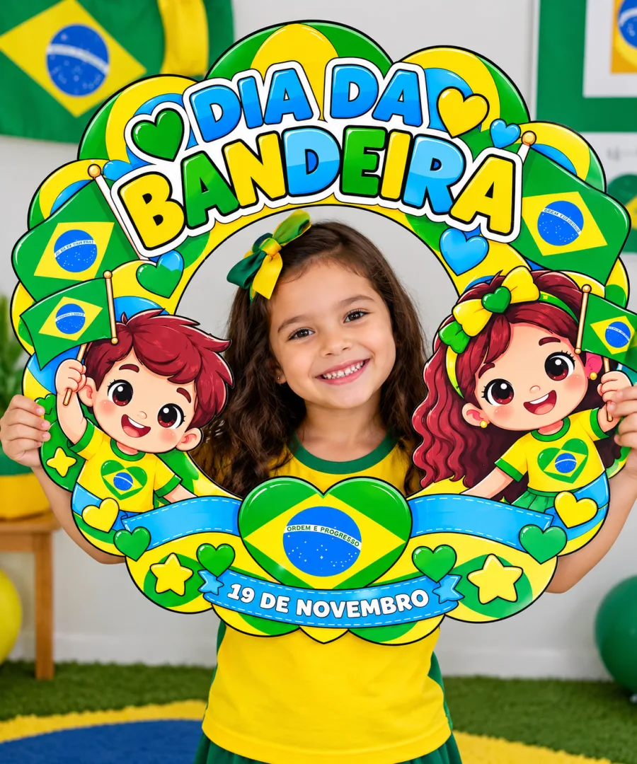 Pequenos Patriotas 1º Ao 5º Ano – Moldura para Fotos e Atividades em PDF — imagem 5
