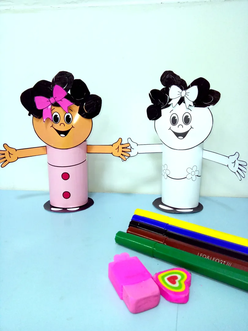 Personagem Menina Bonita do Laço de Fita para Atividades Escolares — imagem 5