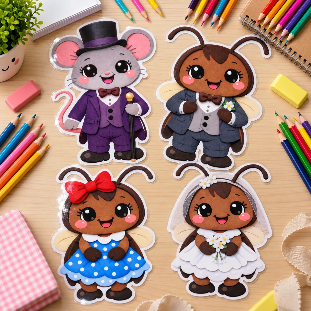 Personagens Quem Quer Casar com a Dona Baratinha - Educação Infantil - Arquivo Digital — imagem 3