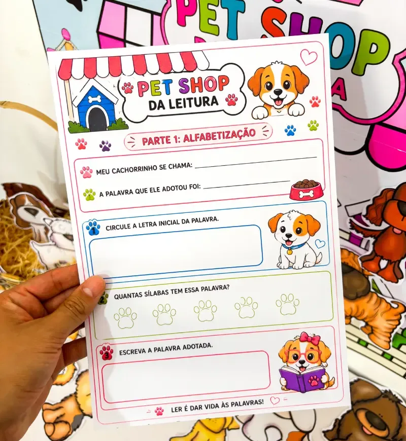 Pet Shop da Leitura | Atividade de Português em PDF — imagem 6