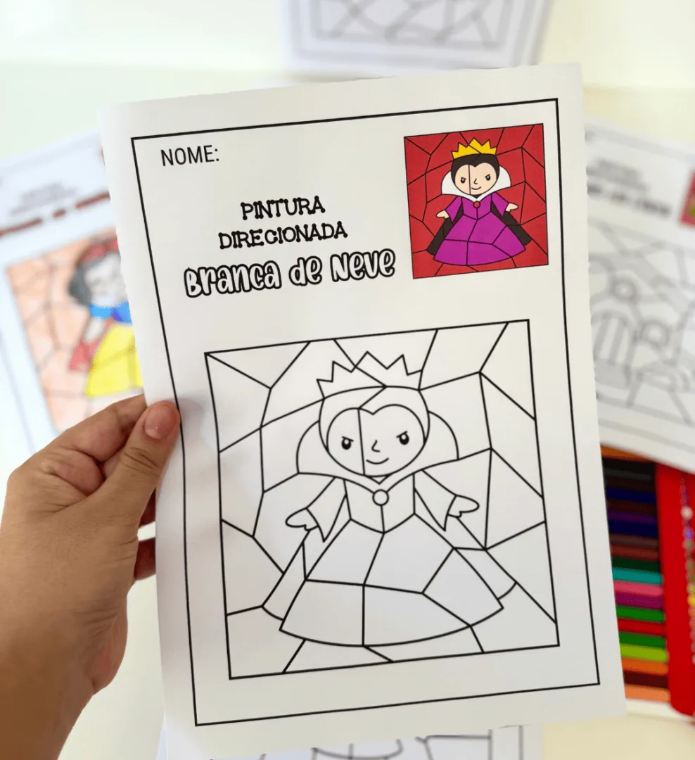 Pintura Direcionada - Branca de Neve — imagem 3