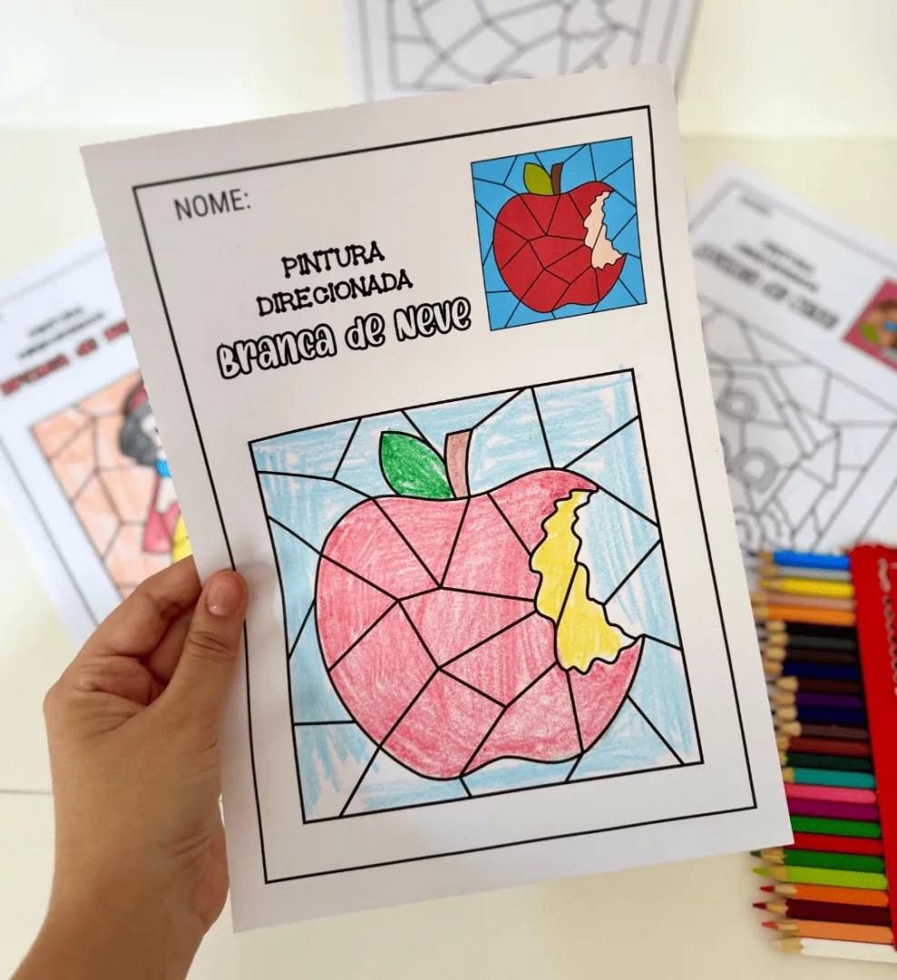 Pintura Direcionada - Branca de Neve — imagem 4