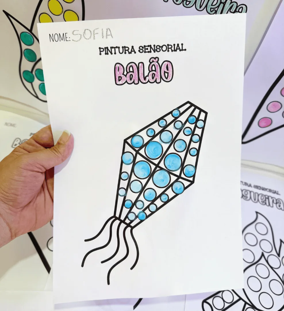 Pintura Sensorial - Festa Junina — imagem 2