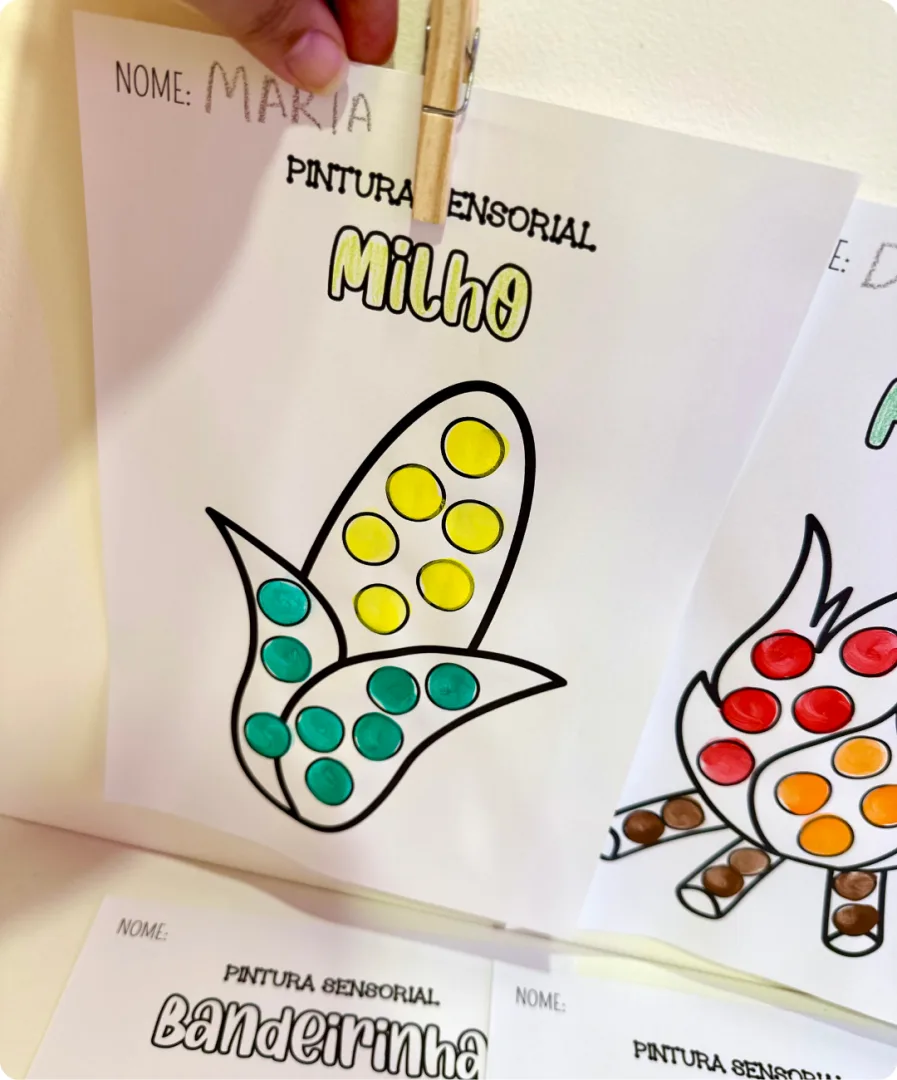 PINTURA SENSORIAL - FESTAS JUNINAS — imagem 4