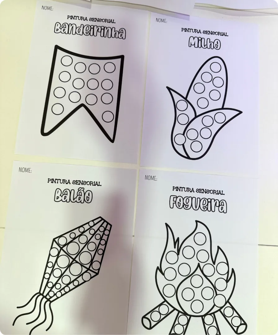 PINTURA SENSORIAL - FESTAS JUNINAS — imagem 6