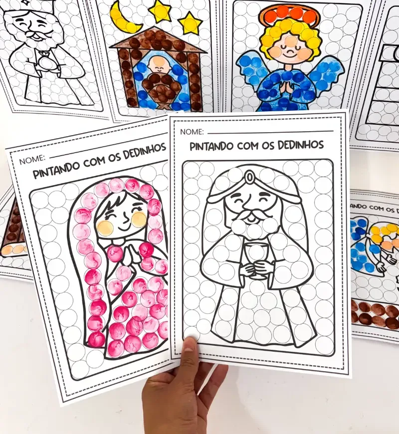 Pintura Sensorial - Natal Cristão — imagem 2