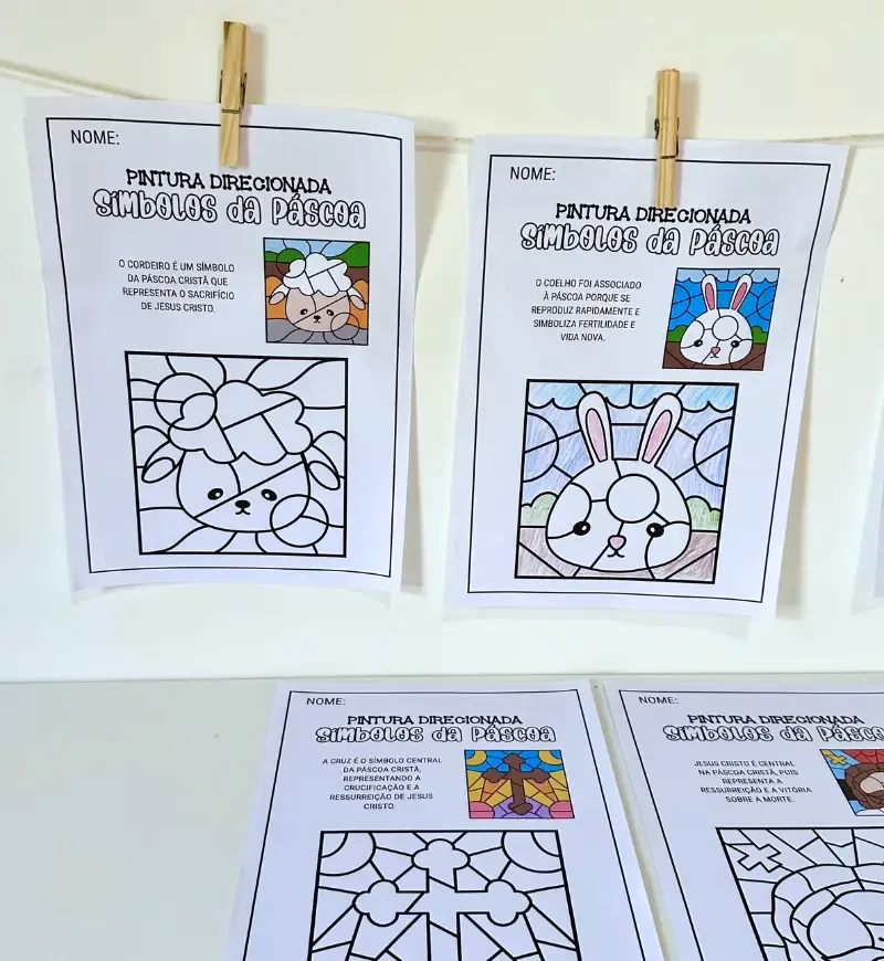 Pintura Símbolos da Páscoa — imagem 3