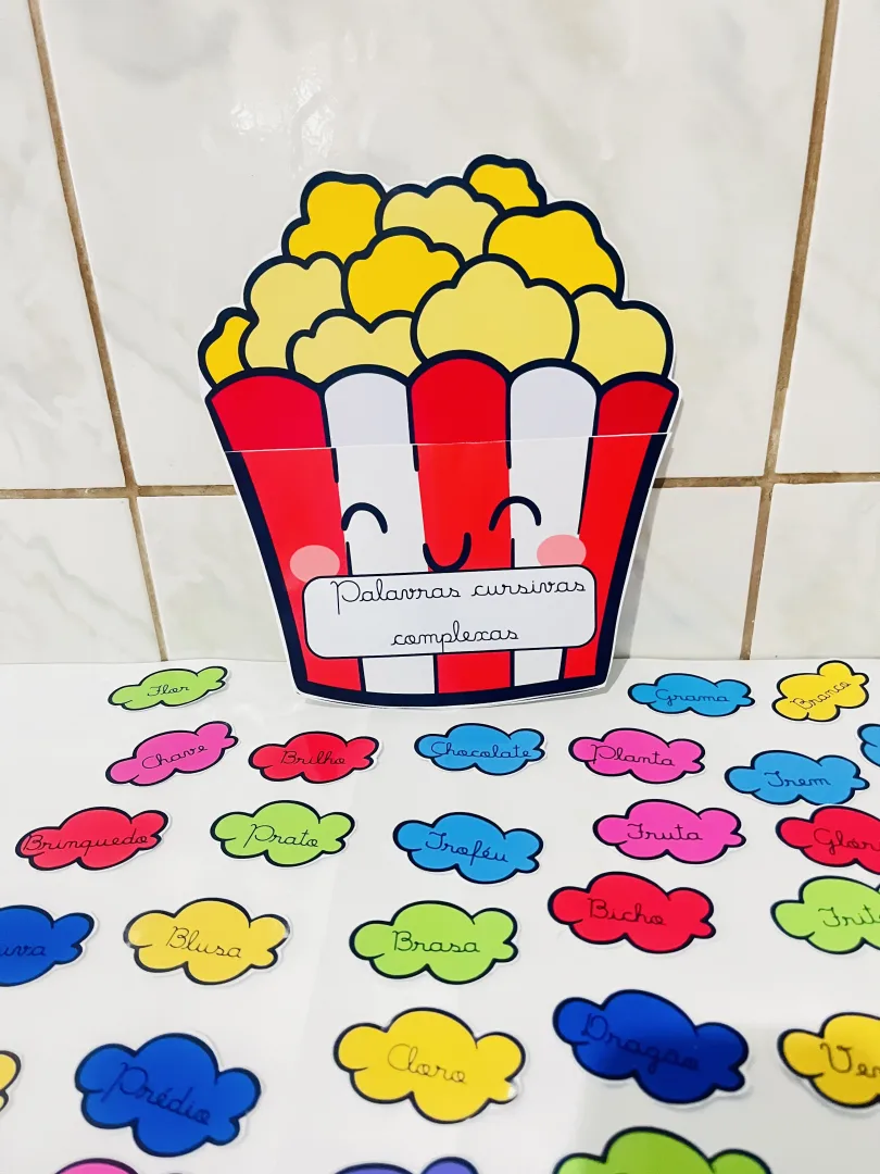 Pipoca de Letras Cursivas Complexas — um estouro de aprendizado! — imagem 5