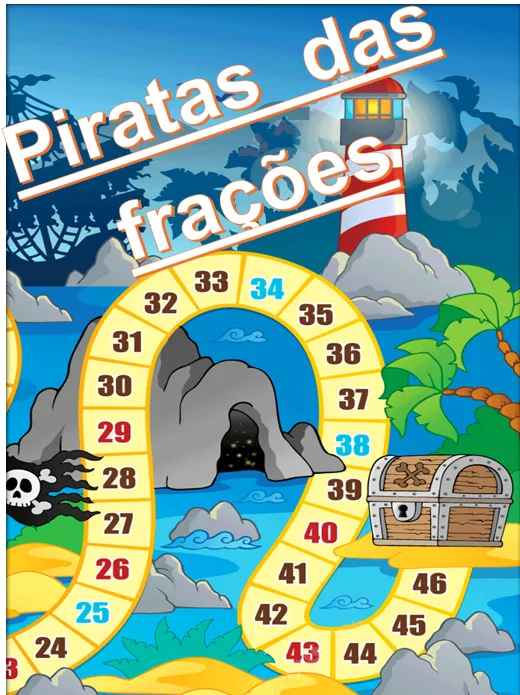 Jogo Pedagógico de fração em PDF para 5º ano — imagem 2