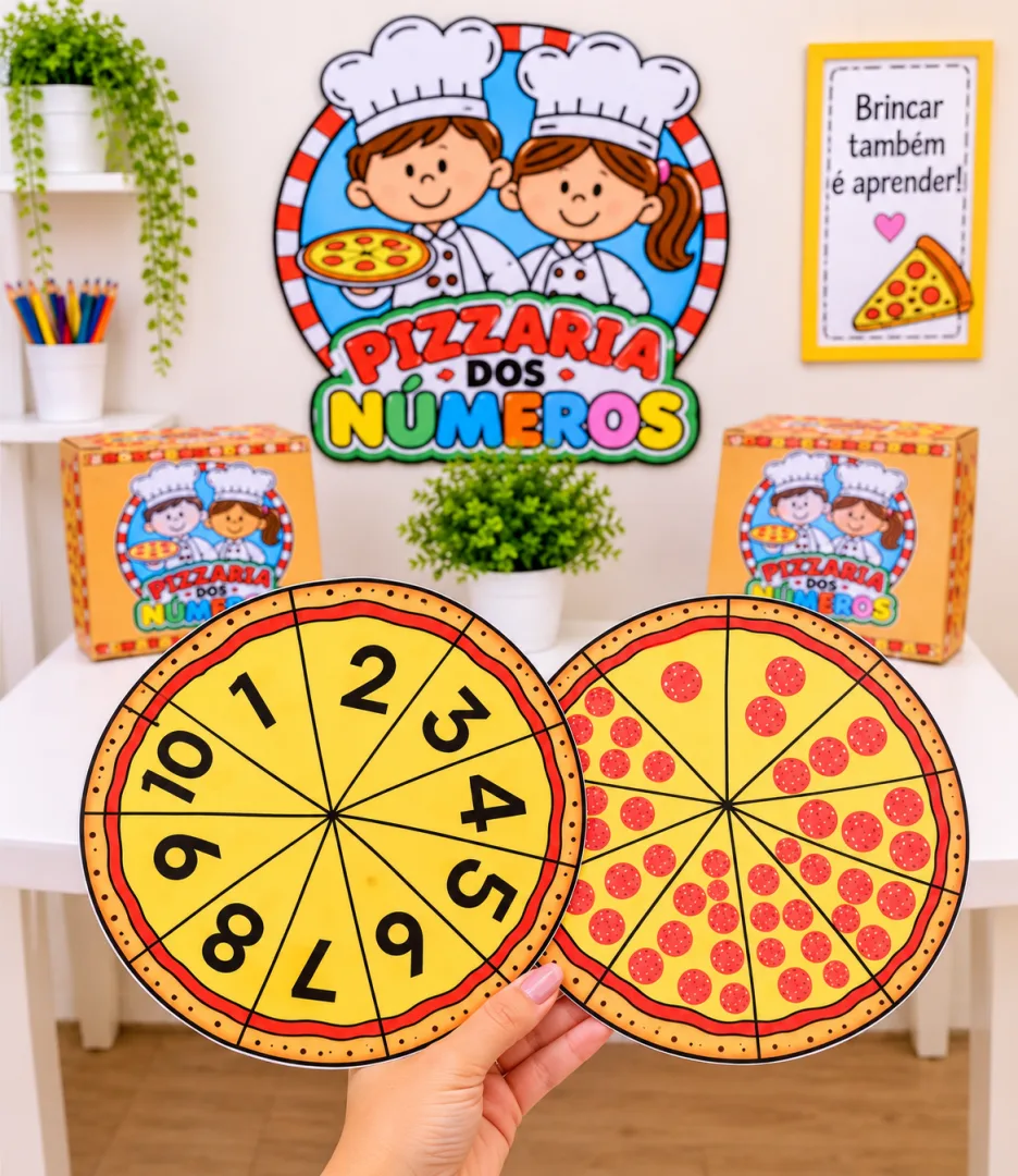 Pizza dos Números - Educação Infantil - PDF - 6 Páginas — imagem 2
